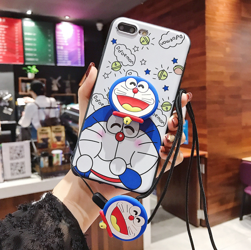 Cute Snoopy Phone Case with Stand and Protector