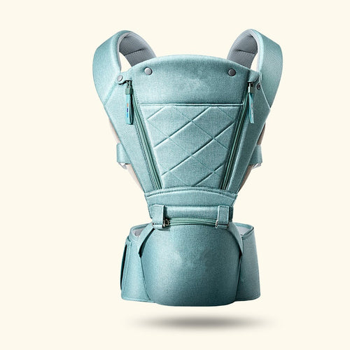 Baby Carrier with Bass Bear Hip Seat for Front Carry