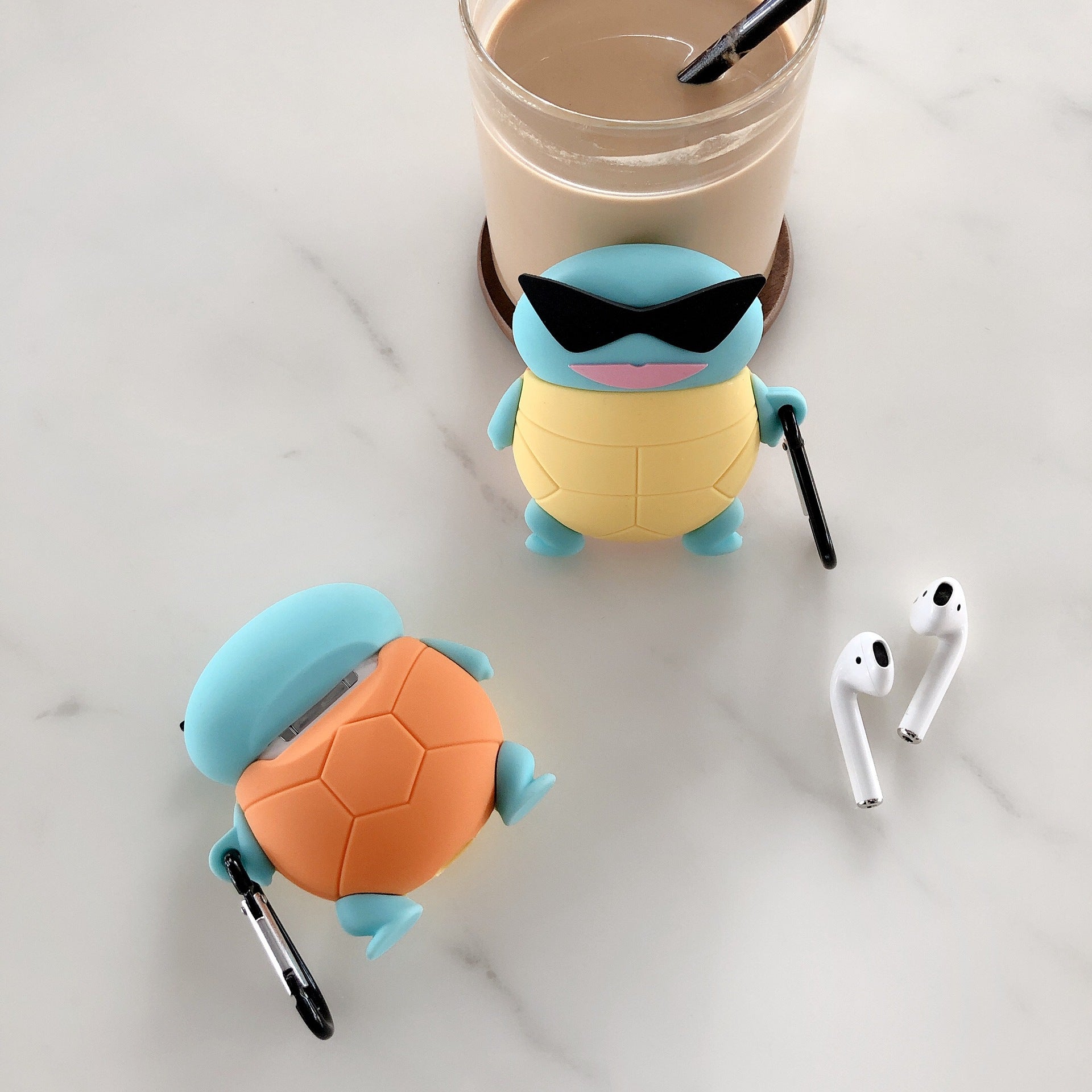 Cartoon Squirtle AirPods Silicone Case for Protection