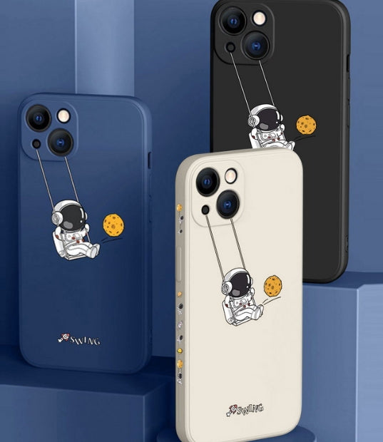 Astronaut Soft Shell Case for Apple Mobile Phones