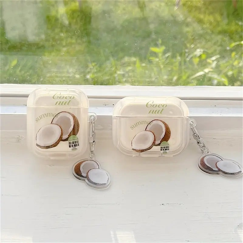 Coconut Cartoon Earphone Case for AirPods Pro 1/2/3