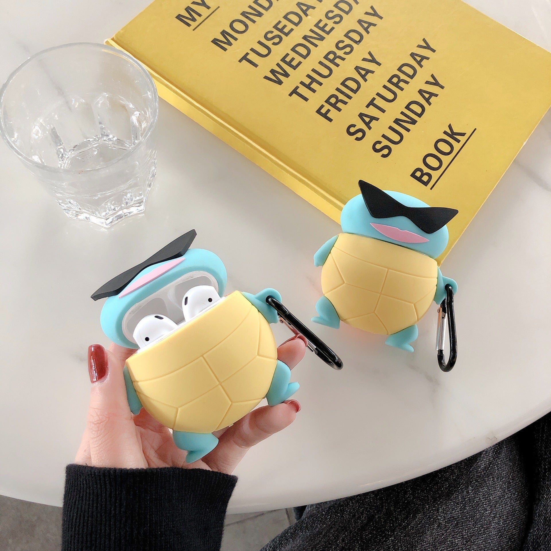 Cartoon Squirtle AirPods Silicone Case for Protection