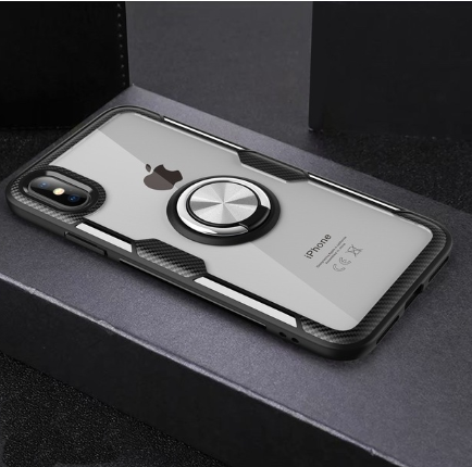 Car Mount Phone Case, Transparent Ring Phone Case