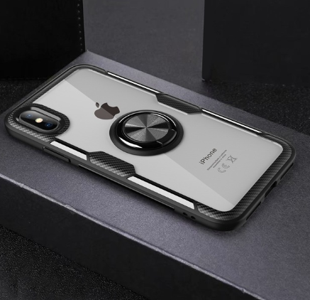 Car Mount Phone Case, Transparent Ring Phone Case