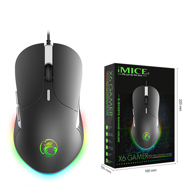 IMICE X6 Wired RGB Gaming Mouse for eSports