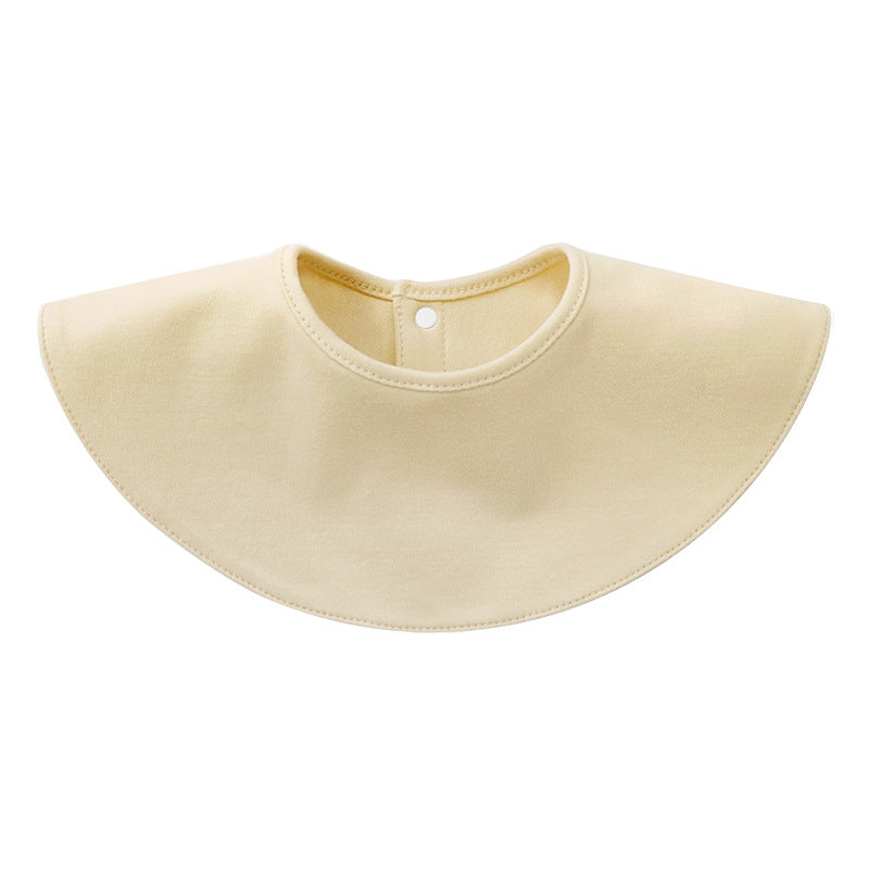 Absorbent Cotton Bib with Rice Pocket for Newborns