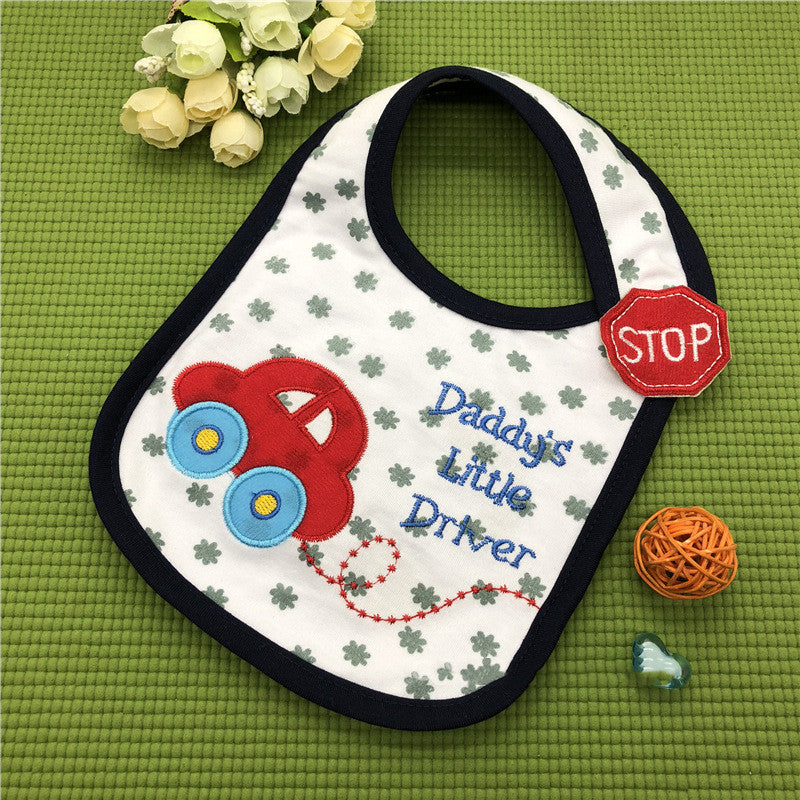 Three-Layer Waterproof Saliva Towel Bib for Babies
