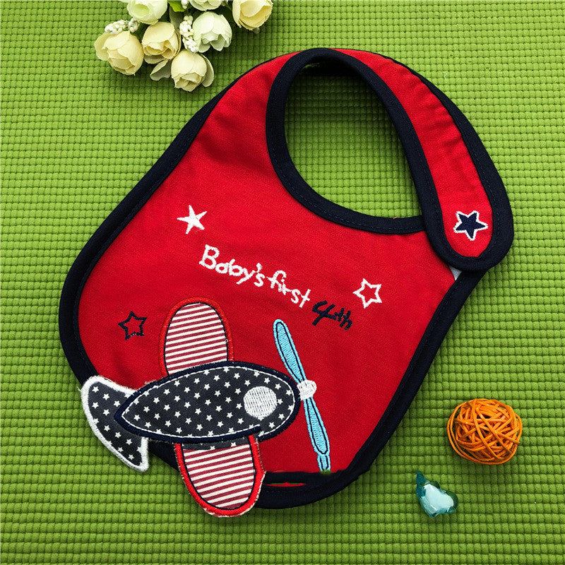 Three-Layer Waterproof Saliva Towel Bib for Babies