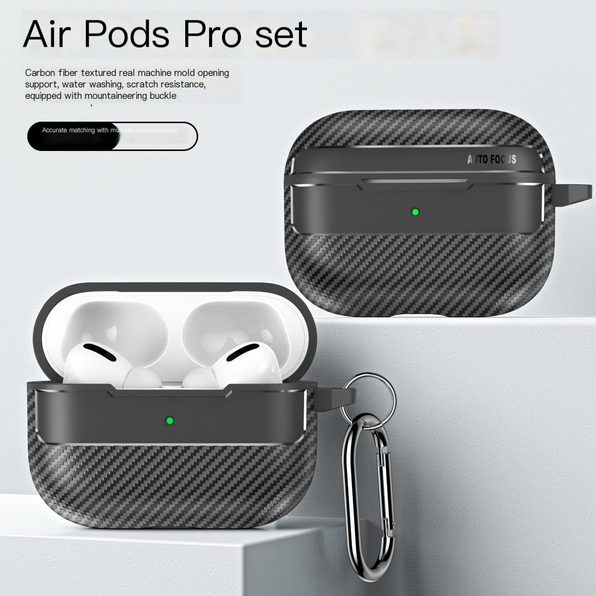 Carbon Fiber Case for AirPods Pro and AirPods 2/3