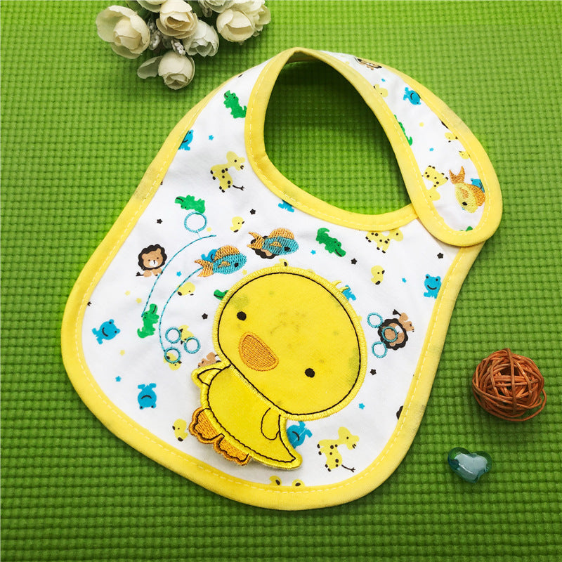 Three-Layer Waterproof Saliva Towel Bib for Babies