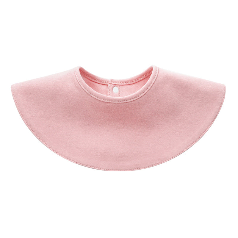 Absorbent Cotton Bib with Rice Pocket for Newborns