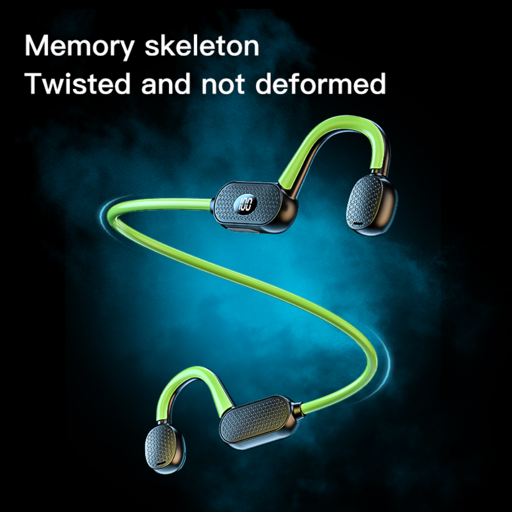 Bone-Conductive Bluetooth Headset for Music & Calls