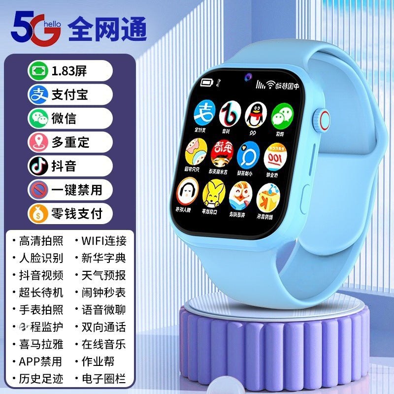 5G Waterproof Smartwatch for Kids with Video Call
