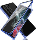 Magnetic Metal Dual-Sided Glass Case for Samsung S22