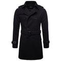 Men's Long Wool Blend Coat - Plus Size Overcoat