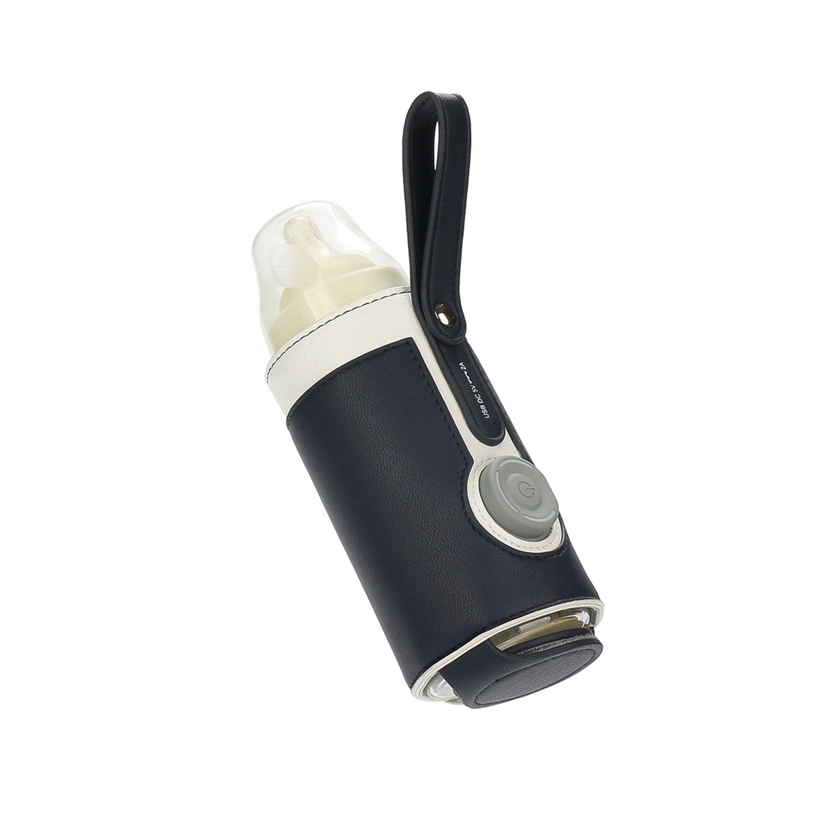 Leather Heating Bottle Bag with Three-speed Adjustment