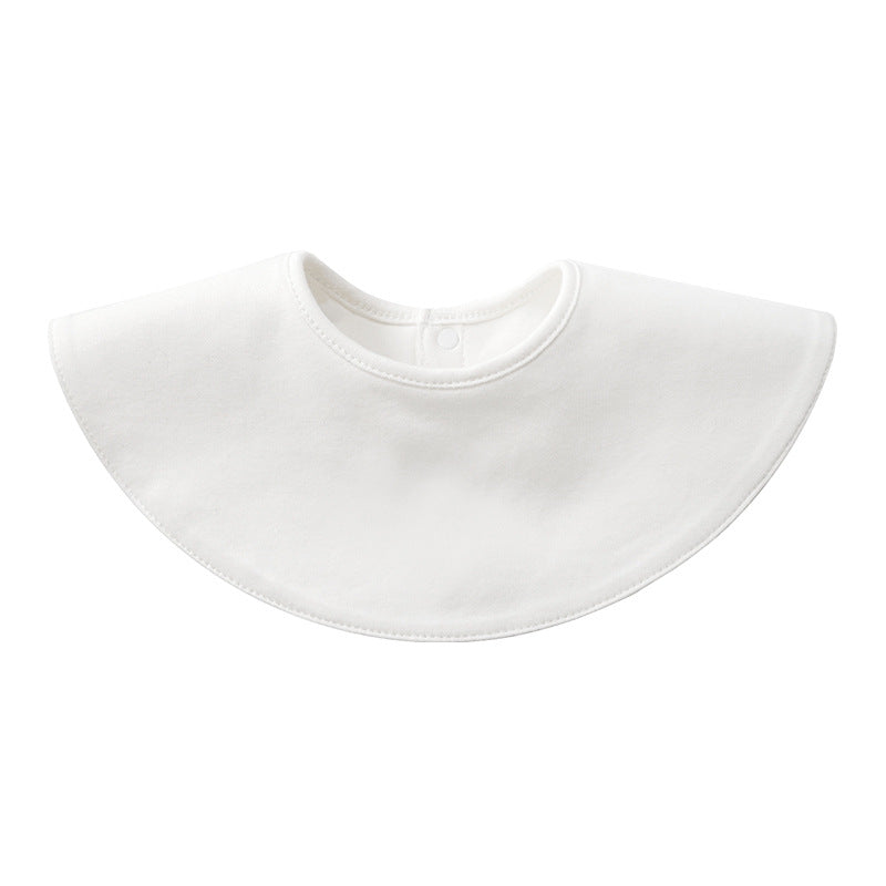 Absorbent Cotton Bib with Rice Pocket for Newborns
