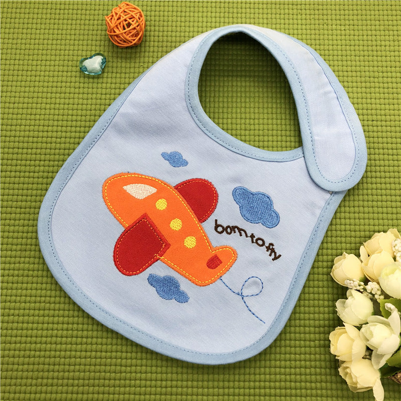 Three-Layer Waterproof Saliva Towel Bib for Babies