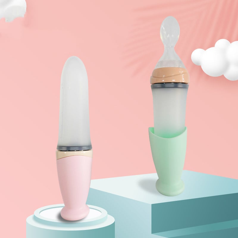 Silicone Spoon for Baby Rice Noodles and Milk