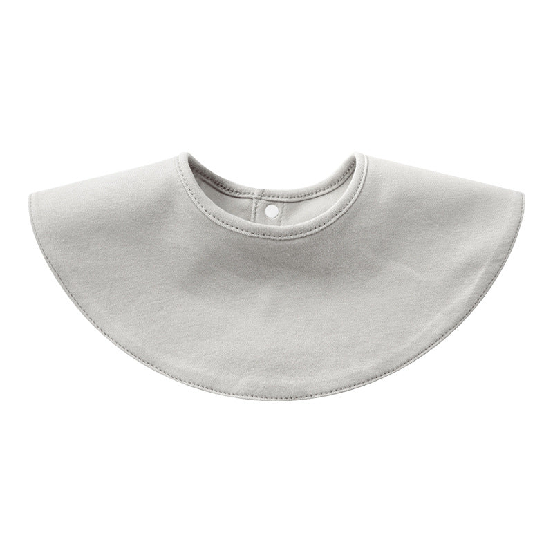Absorbent Cotton Bib with Rice Pocket for Newborns
