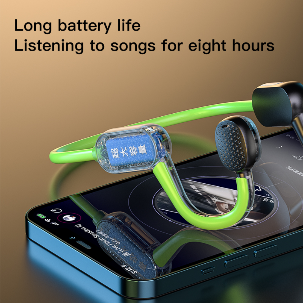 Bone-Conductive Bluetooth Headset for Music & Calls